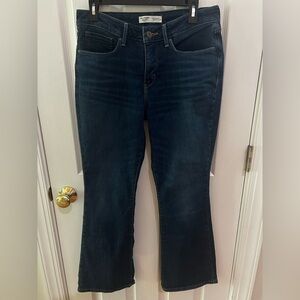 Levi's Blue Boot Cut Leg Jeans